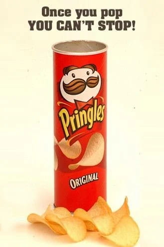 iklan produk makanan ringan pringles